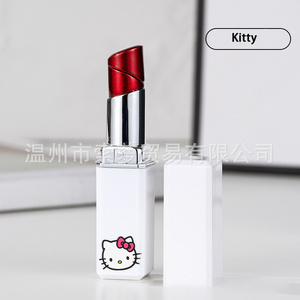 Wholesale Inflatable open flame lighter Hello Kitty Kulome Melody lipstick lighter for girl