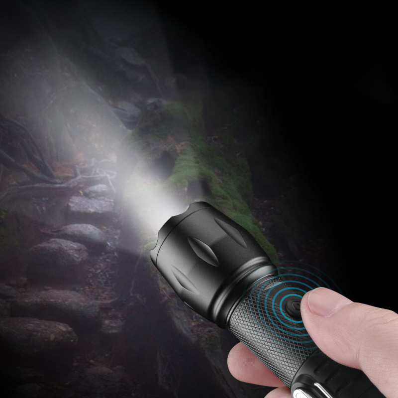 Waterproof dual Arc Lighter Outdoor Camping Flashlight Lighter USB