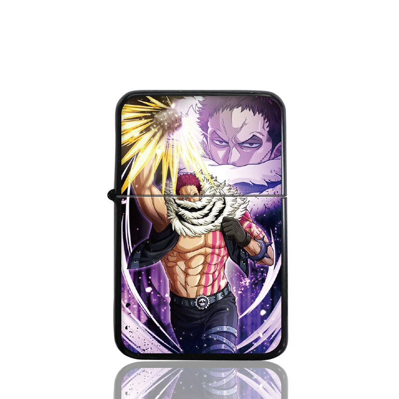 Japan Anime Series Kerosene Lighter Windproof Metal Oil Lighter Personalized Customized Sublimation Lighter