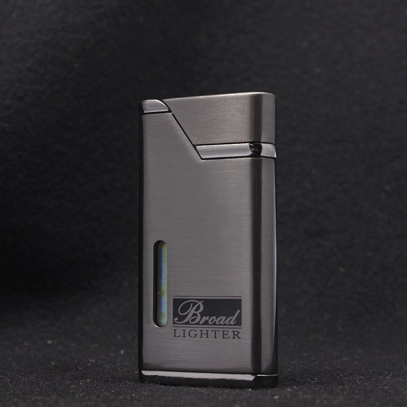 wholesale lighter broad windproof metal red flame jet lighter