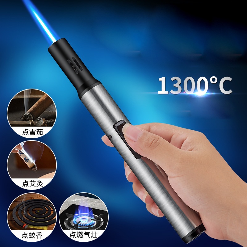 Hand-held flamethrower portable torch cigar moxibustion spray gun outdoor barbecue lighter