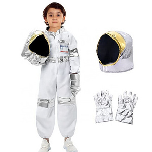 Children Party Game Astronaut Costume Cosplay Halloween Costume Carnival Cosplay Full Dressing Ball kids Rocket Space Suit