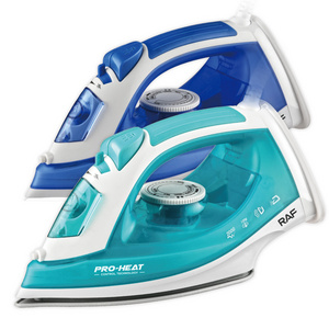 Color Box Soleplate Electrospray Steam Iron Automatic Handheld Ceramic Home 2023 Factory Best Selling 2000 Watt 1.5 220 Electric