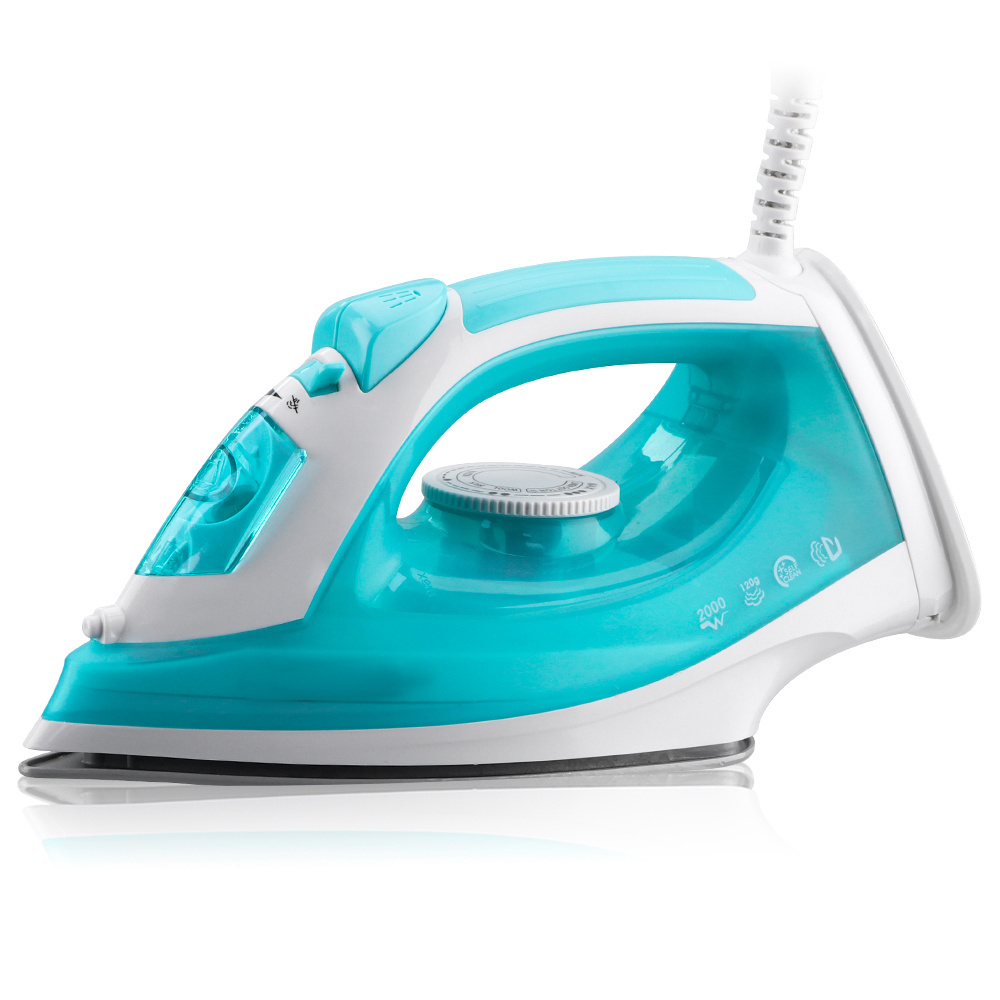 Color Box Soleplate Electrospray Steam Iron Automatic Handheld Ceramic Home 2023 Factory Best Selling 2000 Watt 1.5 220 Electric