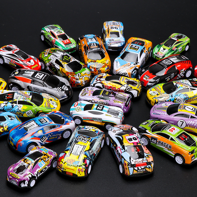 Mini High quality cartoon Alloy Miniature 1/64 Diecast Model Car Toys Promotional Vehicles Pull back toy car for Kids gift