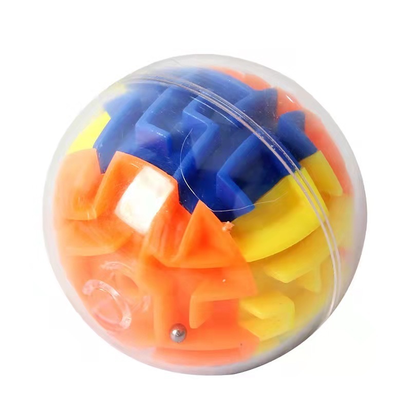 Wholesale Plastic Transparent 3d Ball  Maze Ball Circular Rotating Track Educational Decompression  puzzle fidget toy Toy