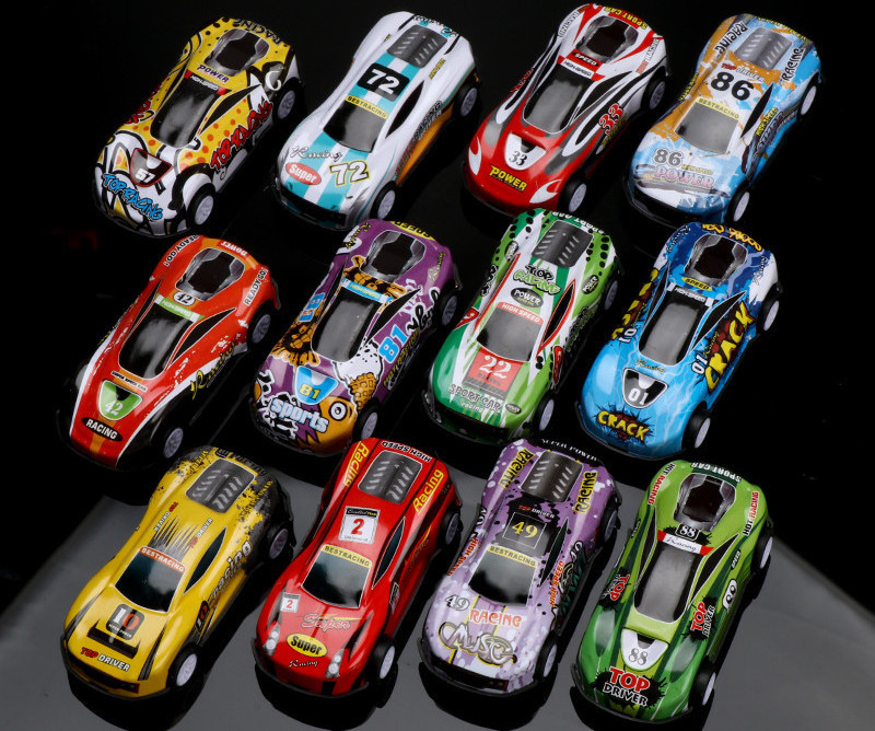 Mini High quality cartoon Alloy Miniature 1/64 Diecast Model Car Toys Promotional Vehicles Pull back toy car for Kids gift