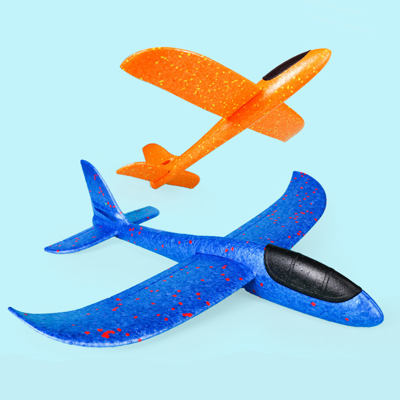 High quality Outdoor Throwing Plane Flying  Sports Games Children Funny Toys  foam Big Glider Airplane