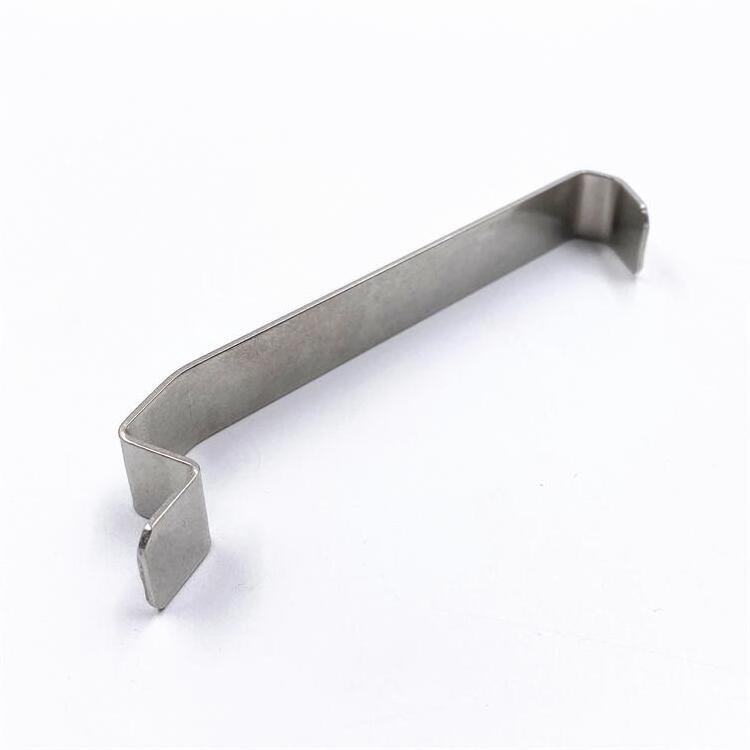 Factory ODM Stainless Steel 316 Flat Wire Spring Clip for Customized Fixing Grooves in Large Machinery Parts Metal Hardware