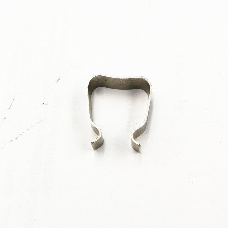 Manufacturer custom flat spring clip, U shape flat spring steel clip