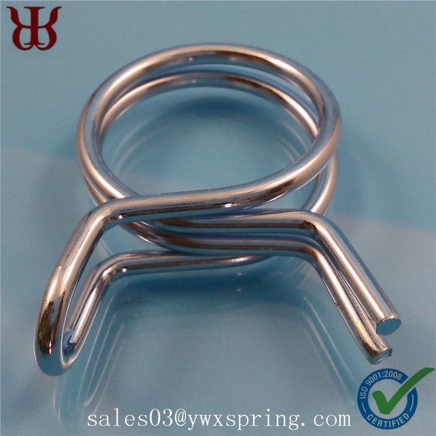 29mm custom single wire pipe circular clamps spring collar