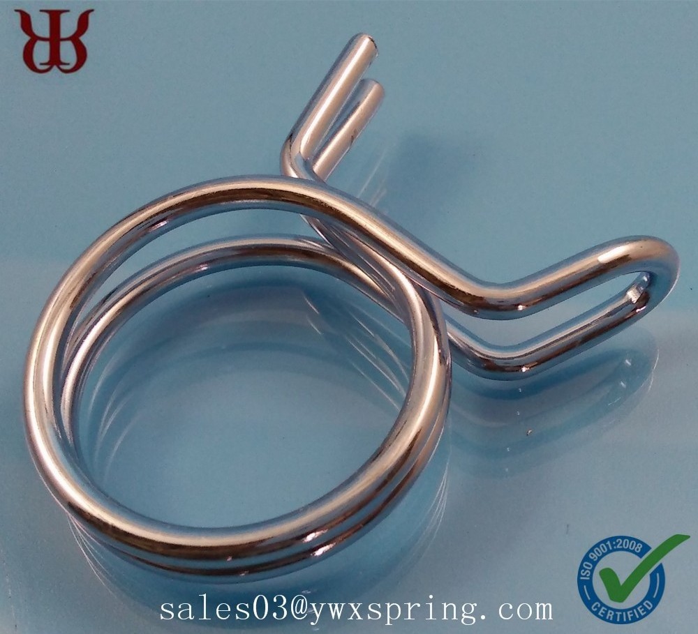 29mm custom single wire pipe circular clamps spring collar