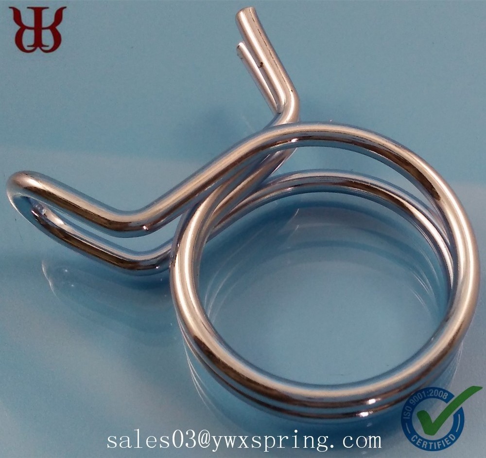 29mm custom single wire pipe circular clamps spring collar