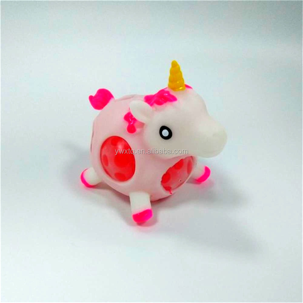 KEHUI  Children Hot Selling Wholesale Unicorn Toys Led Gel Beads With Squishy Toys