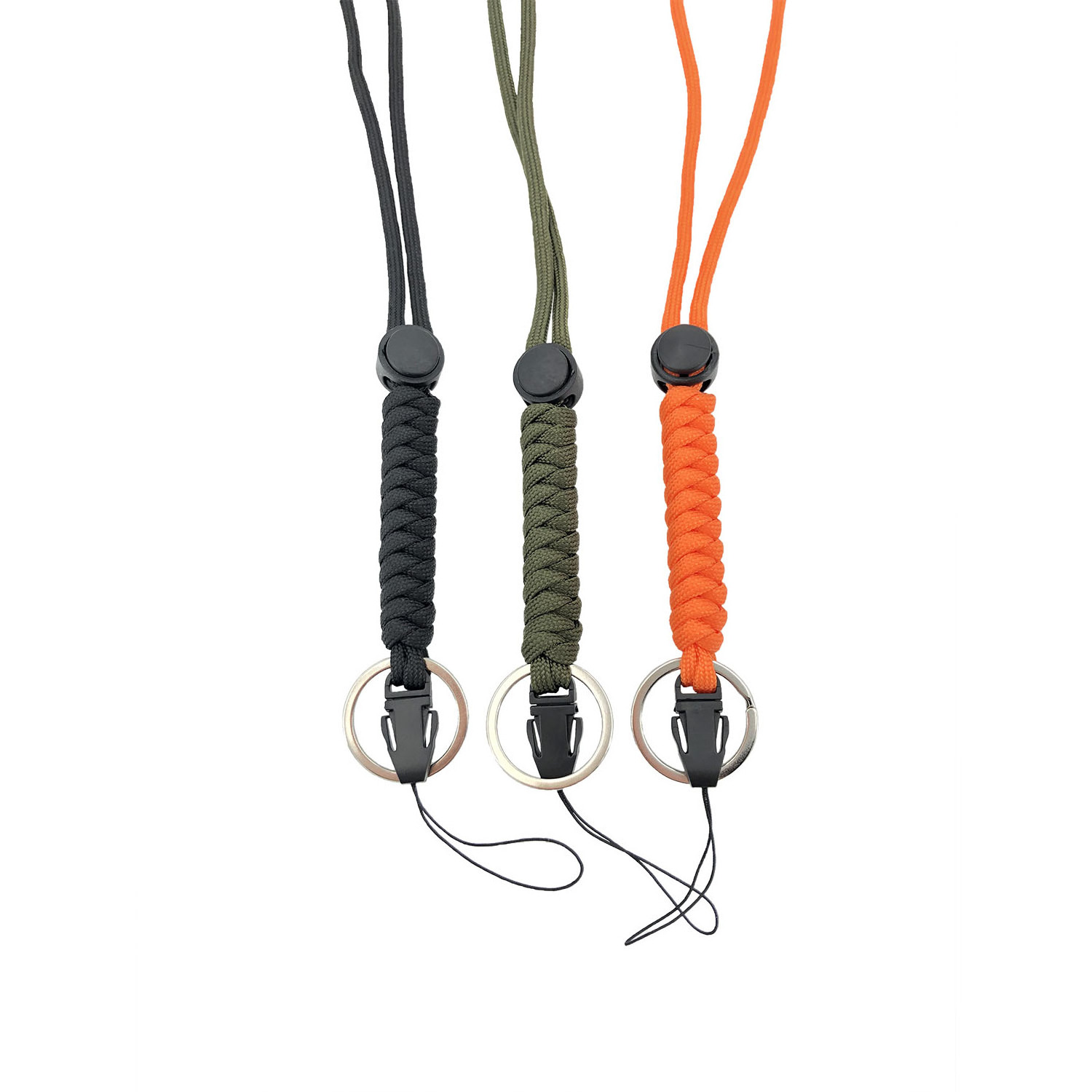 Wholesale Durable quick release paracord strap 550 paracord lanyard for camera and flashlight