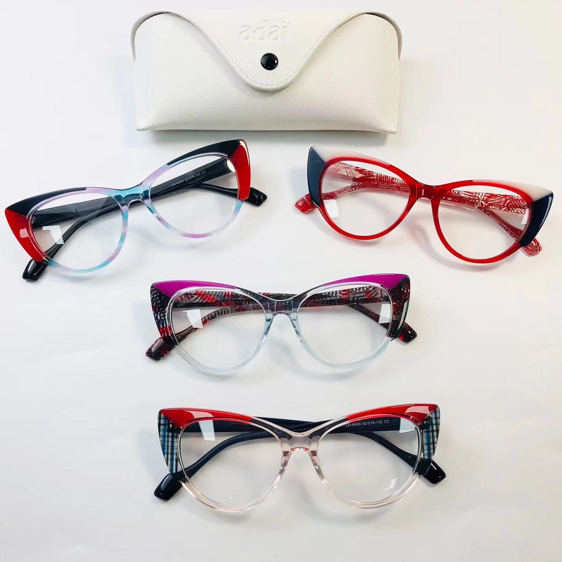 women's pure handmade optical glasses frame European and American fashion cross-border hot-selling glasses frame