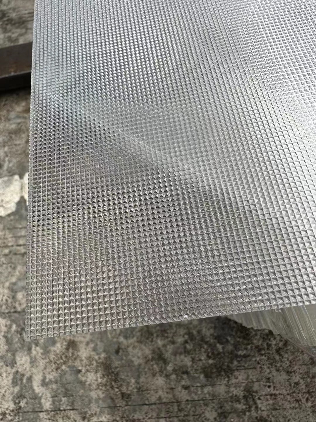 Wholesale Custom Laser Ribbed Textured Rectangle Acrylic Sheets