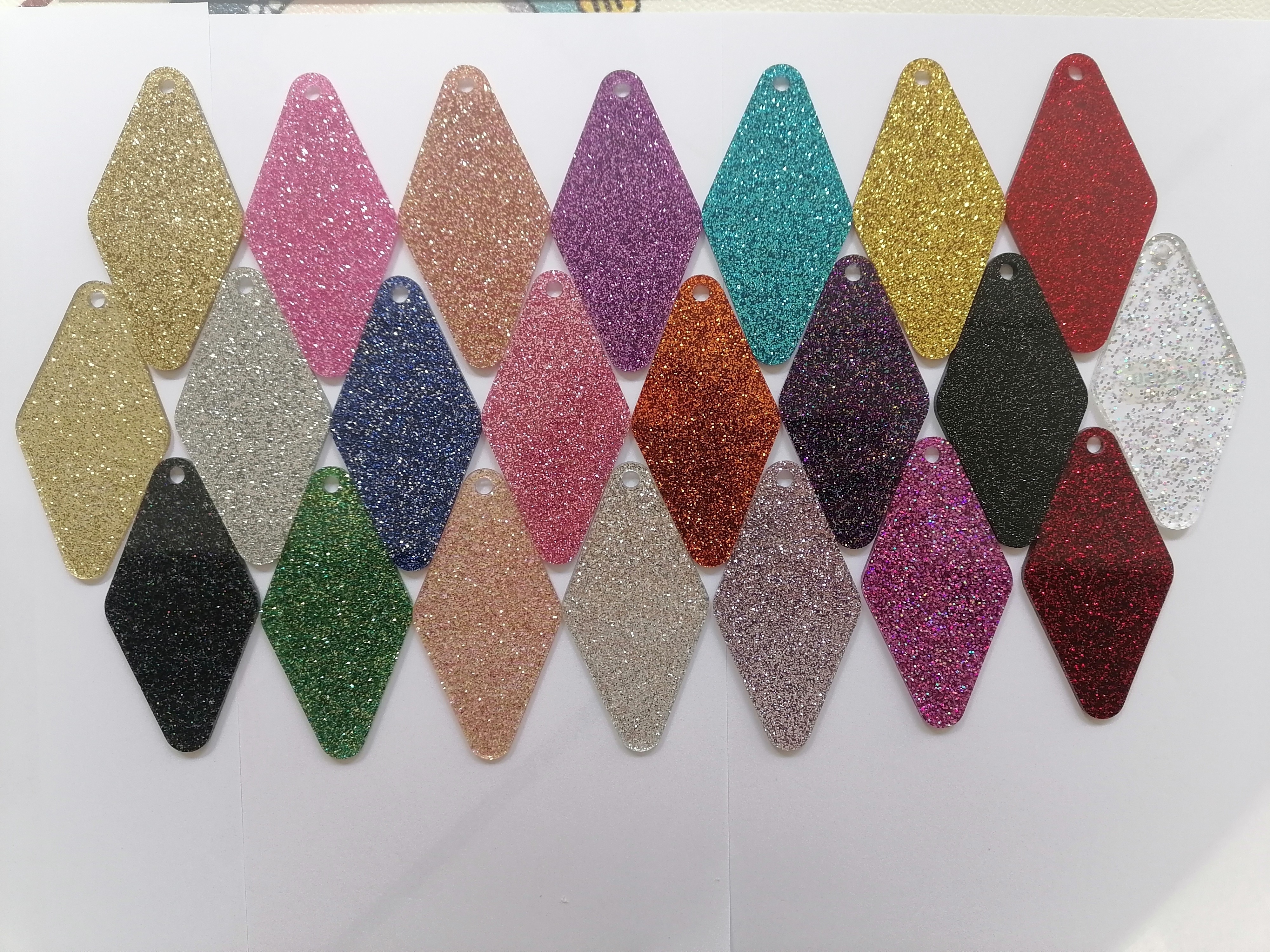 Wholesale Multiple Colors 4ftx8ft 3mm Thick Acrylic Sheet Cast Glitter Acrylic Sheets 12x19inch