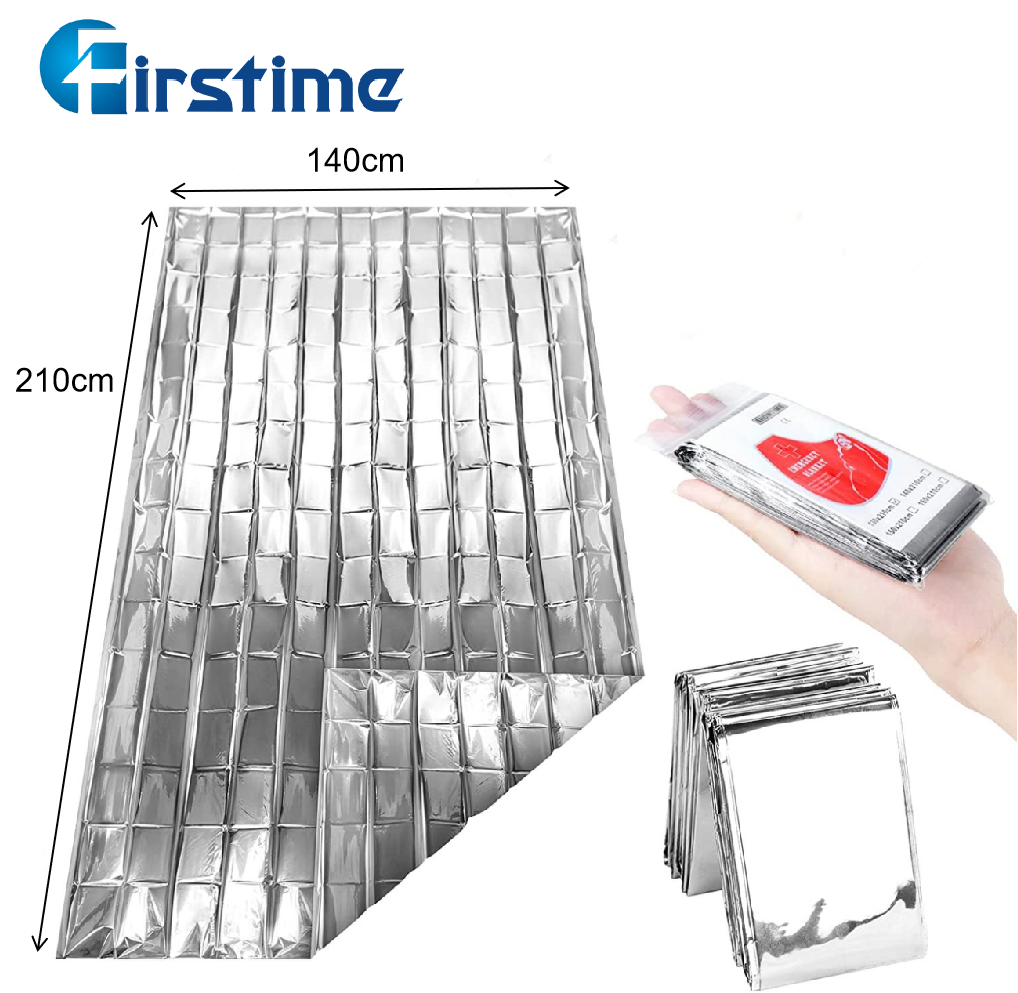 Firstime 160*210cm Survival Camping Emergency Mylar Blanket Outdoor Rescue Space Foil Survival Blanket Mylar Emergency Blanket