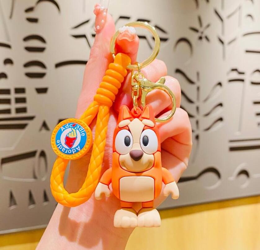 XUX Cartoon Cute 3D Bluei Keychains Wholesale Bingo Keychain Bag Pendant Toy For Kids Festival Gift