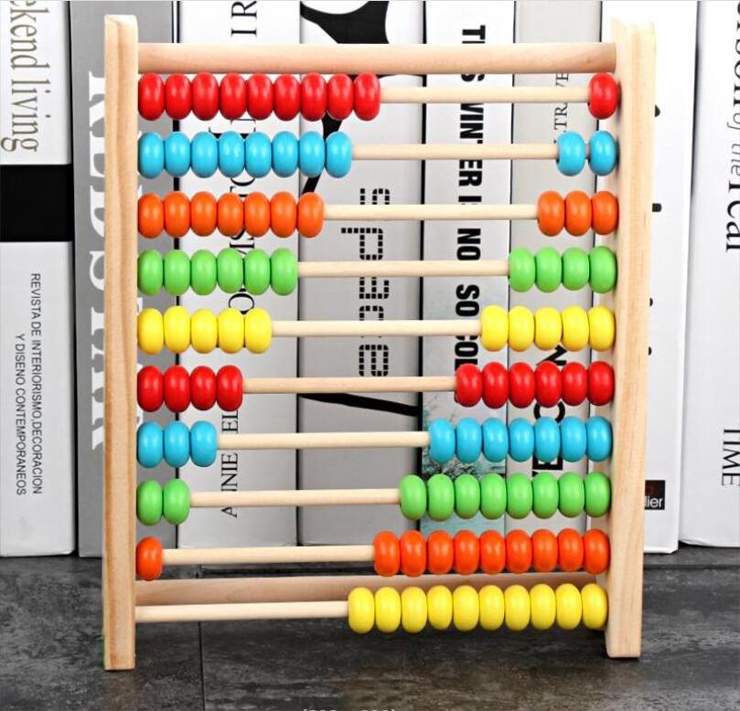 XUX Baby Math Educational Toys  Wooden 3d Toys Children Learning Kids Abacus Counting Frame Math Toys