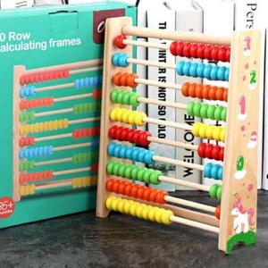 XUX Baby Math Educational Toys  Wooden 3d Toys Children Learning Kids Abacus Counting Frame Math Toys