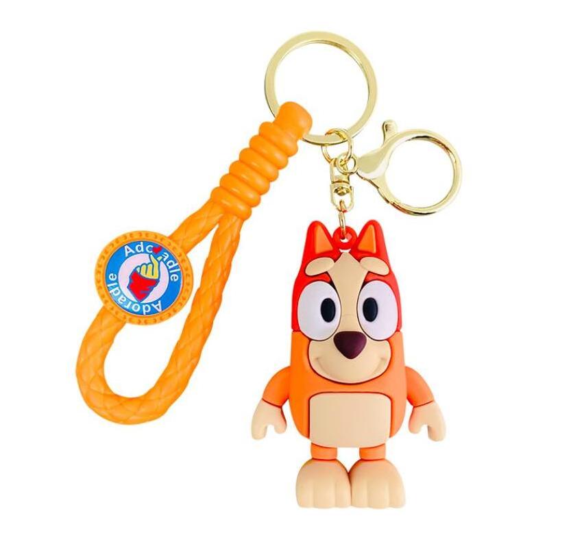 XUX Cartoon Cute 3D Bluei Keychains Wholesale Bingo Keychain Bag Pendant Toy For Kids Festival Gift