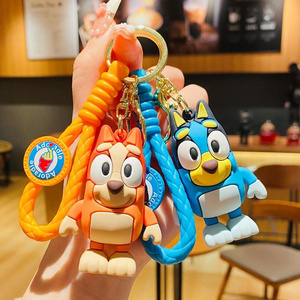 XUX Cartoon Cute 3D Bluei Keychains Wholesale Bingo Keychain Bag Pendant Toy For Kids Festival Gift