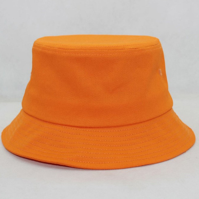 High Quality Casual Unisex Plain Bucket Hat cotton custom unisex top hats with your logo Custom Logo Embroidery fisherman Hat