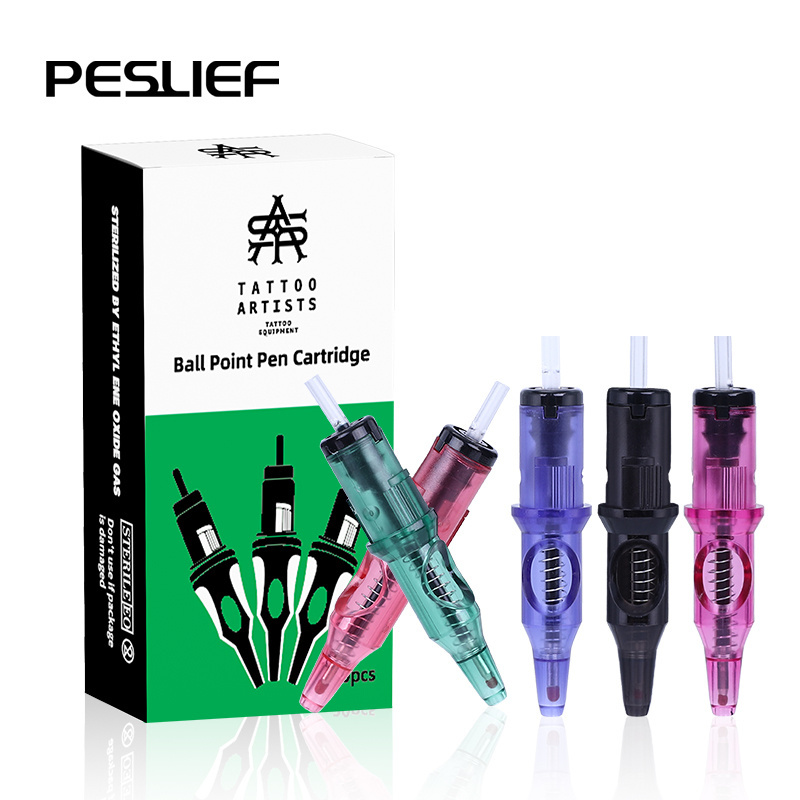 Newest Tattoo Pen Design Ball Point Cartridge Tattoo Beginner Practice Tools Drawing Tattoo Cartridge