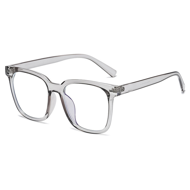 Retro big face TR full frame glasses frame unisex anti-blue light glasses frame cross-border street fashion flat mirror