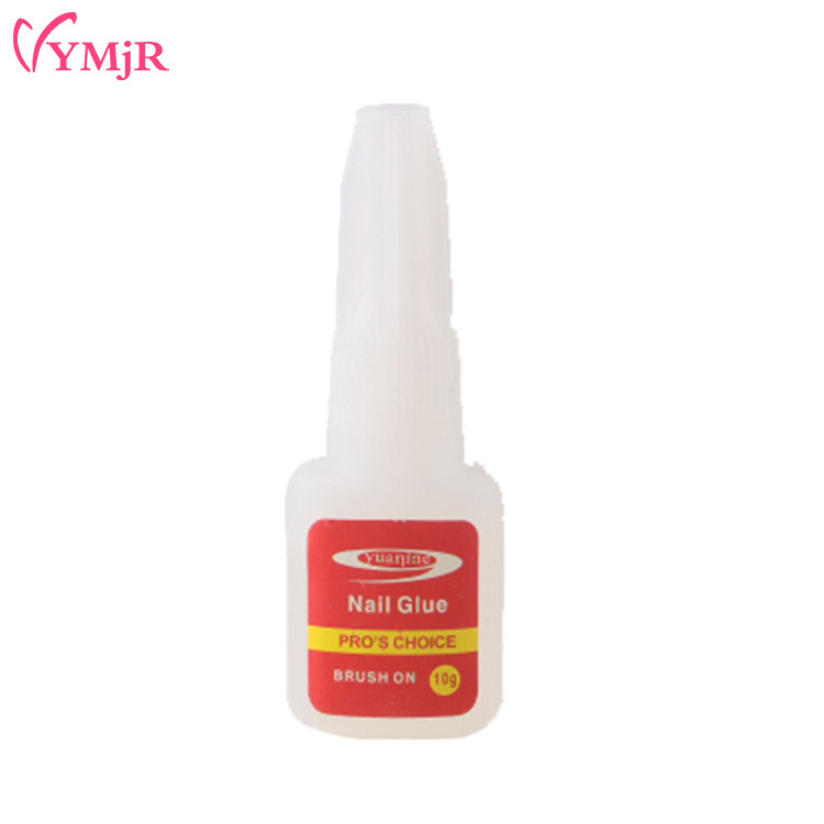 10 Ml Hdpe Super Glue Bottle With Brush Cap For Nail Polish Private Label Super Nontoxic Nail Glue For Nail Salons