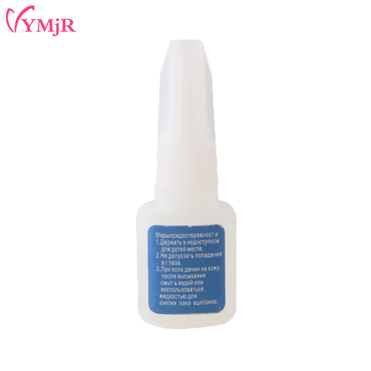 10 Ml Hdpe Super Glue Bottle With Brush Cap For Nail Polish Private Label Super Nontoxic Nail Glue For Nail Salons