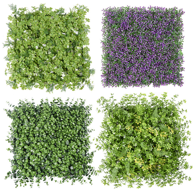 RSH Anti-UV Plastic High Quality Artificial Hedge Boxwood Panels Green Plant Vertical Garden Wall For Indoor Outdoor Decoration