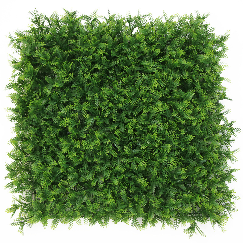 RSH outdoor decoration sunscreen pine grass mimosa wall artificial plant wall