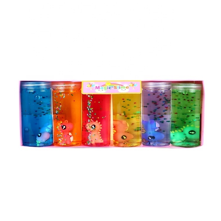 Wholesale Water Transparent Soft Toys Stretchy Relieve Clay for Slime Non Toxic Stress Slime