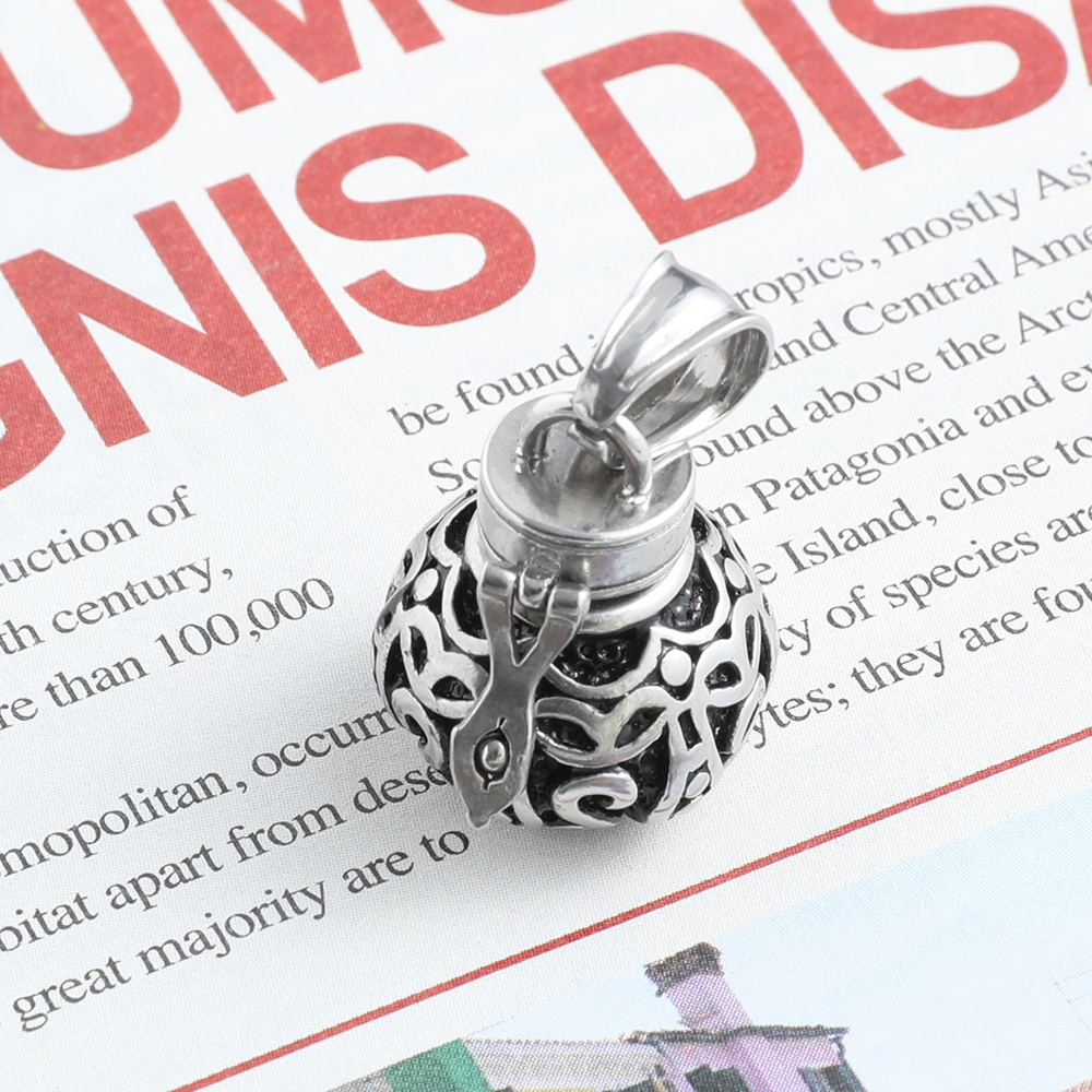 Necklace for Ashes Stainless Steel Necklace Pet Ashes Urn Memorial Pendant for Dog Cat Ashes Keepsake Locket