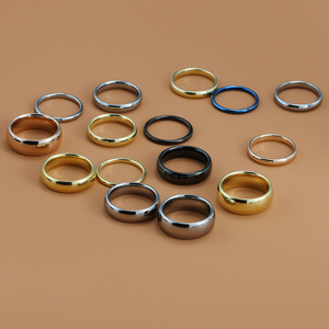 Tungsten carbide  plain ring for men couple ring jewelry wedding rings gold 18k couple jewelry