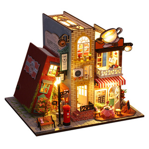 DIY Doll houses 1/36 Scale Miniature Doll house Building Kit Toys for Children Birthday Gifts doll house for girls