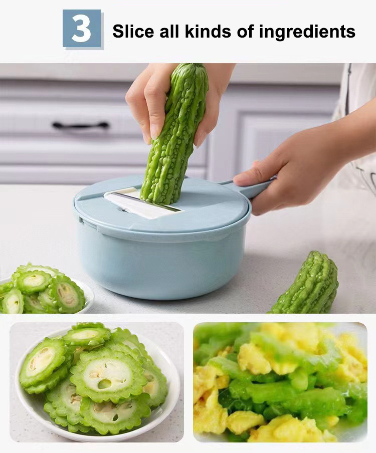 Multifunctional vegetable cutter potato cucumber vegetable wiper household convenient practical slicing vegetable cutter