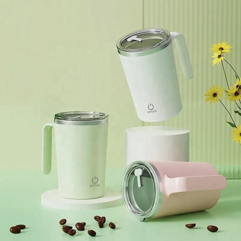 NEW Custom Waterproof Self Stirring Coffee Mug Rechargeable Automatic Electric Mixing Cup with Lid for Coffee/Milk/Tea