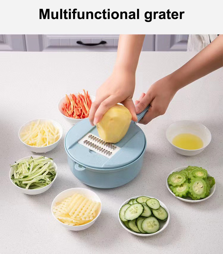 Multifunctional vegetable cutter potato cucumber vegetable wiper household convenient practical slicing vegetable cutter