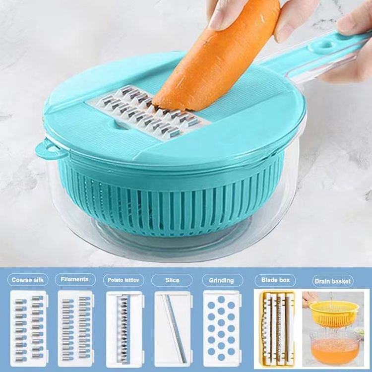 Multifunctional vegetable cutter potato cucumber vegetable wiper household convenient practical slicing vegetable cutter