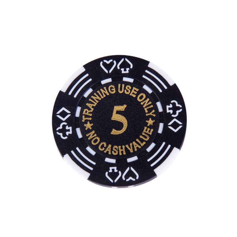 Yexi Custom 11.5g ABS Poker Chip Cheap Casino Poker Chip Set Las Vegas Texas Hold'em  Plastic Poker Chip  Coin