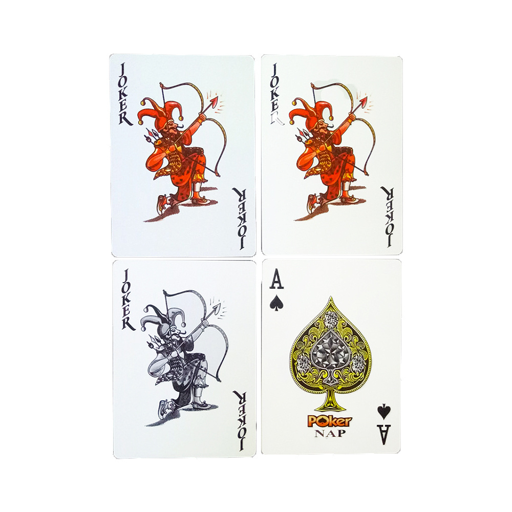 Yexi NAP Original Poker Playing Card Washable Factory Wholesale Casino Playing Card Set Plastic Waterproof Double Box Poker Card