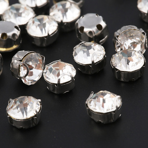 3mm 4mm 5mm 6mm 7mm 80mm 10mm Big Crystal Stones Round  Glass Rhinestone for Crafts