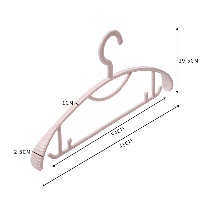 New Arrival Non-Trace Drying Rack Anti-Shoulder Horn Clothes Hanging Hanger Hijab Hanger