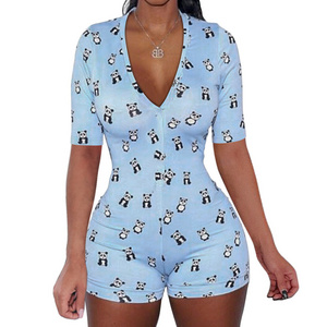 Hot sale casual Adult Sexy jumpsuit Comfort seamless new Design Cozy onsie adult onsie women