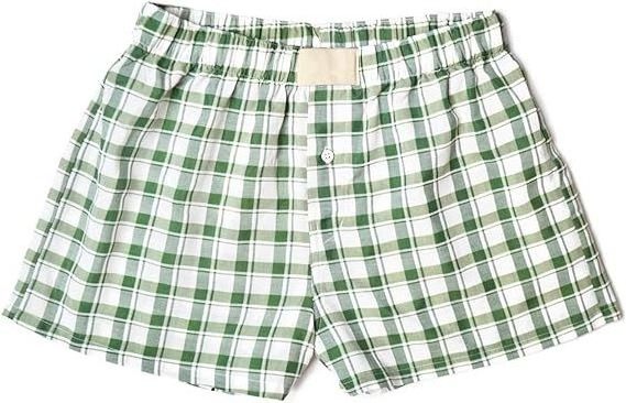 Women Y2k Plaid Shorts Elastic Waisted Gingham Pajama Shorts