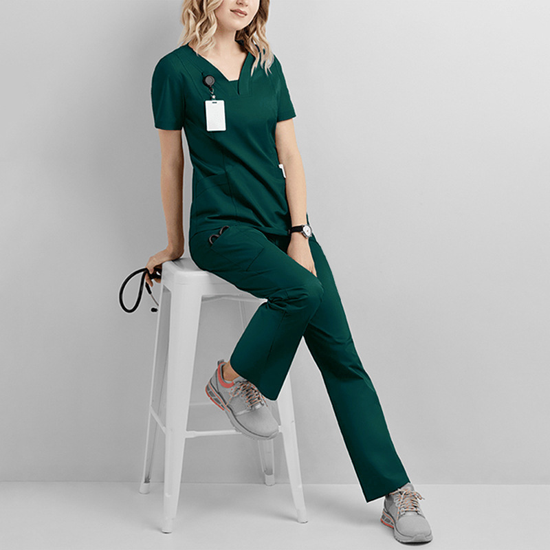 High Quality Scrub Suit Unisex Medical Scrubs Wholesale Fashionable Hospital Uniforms Custom Nurse Scrubs Uniforms Sets